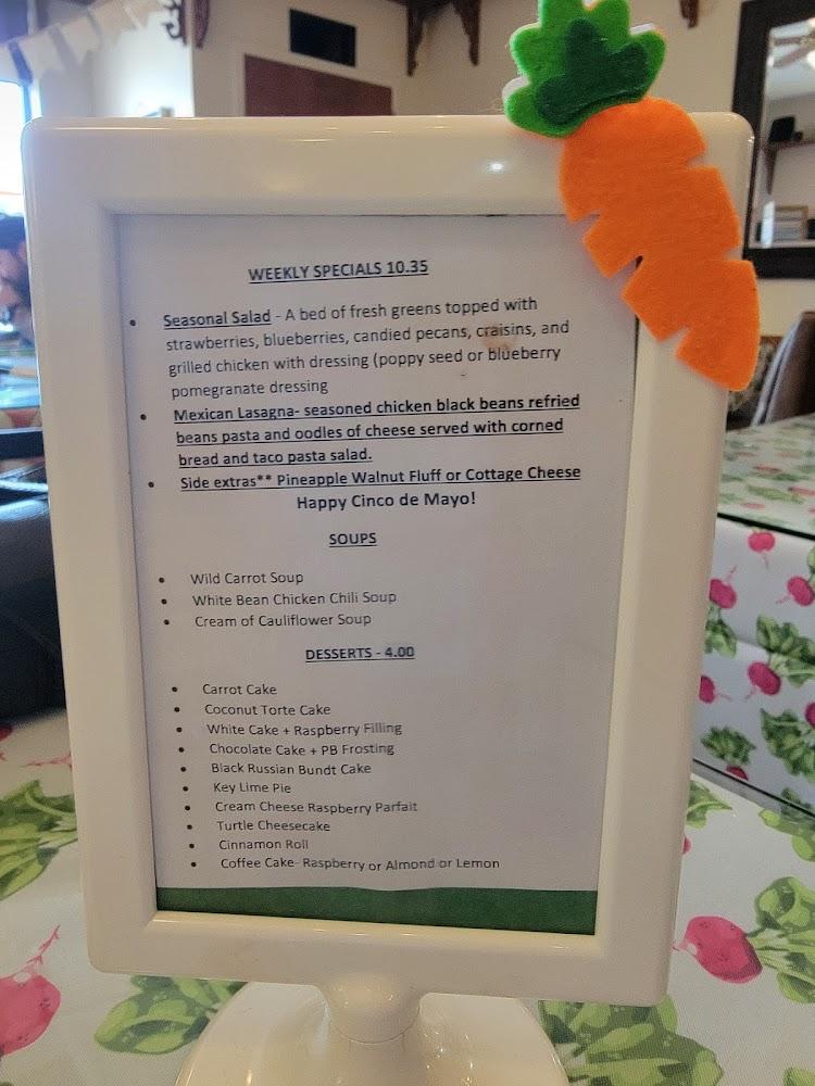 Wild Carrot LLC Menu image 4
