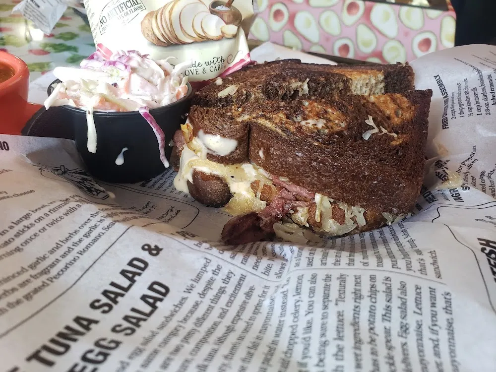 Reuben with Coleslaw